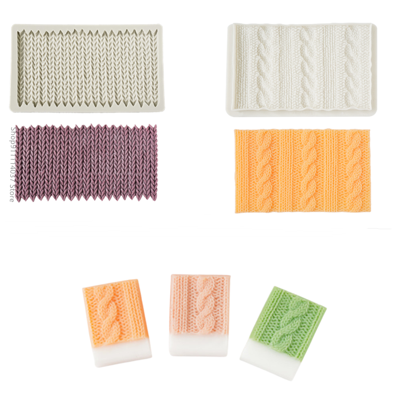 Soap Making Ideas - 1PCS Sweater Crochet Kniting Pattern Soap