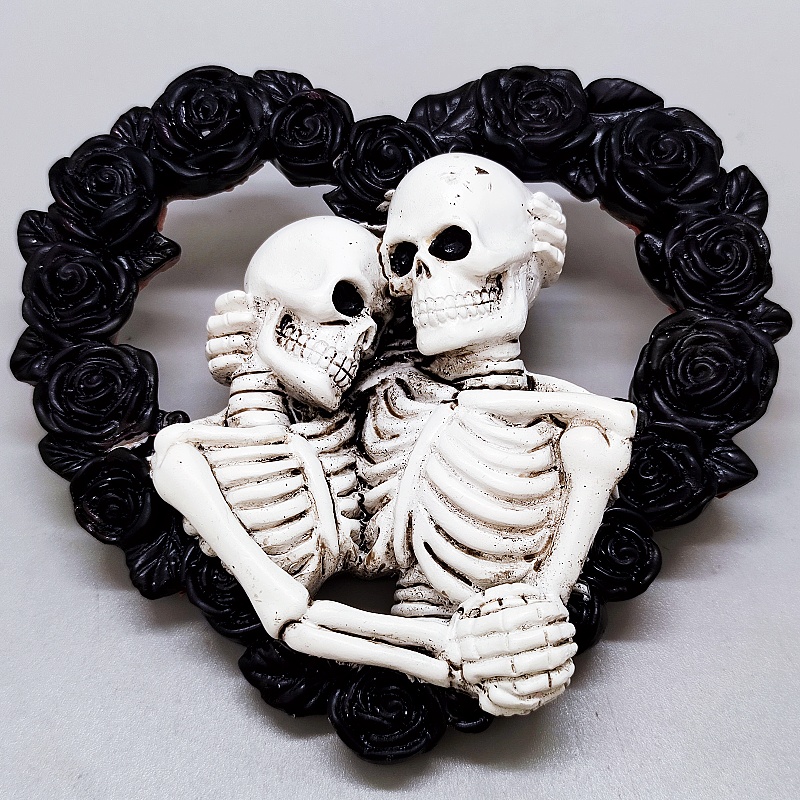 Soap Making Business - Lover Skull Silicone Mold Halloween Decoration
