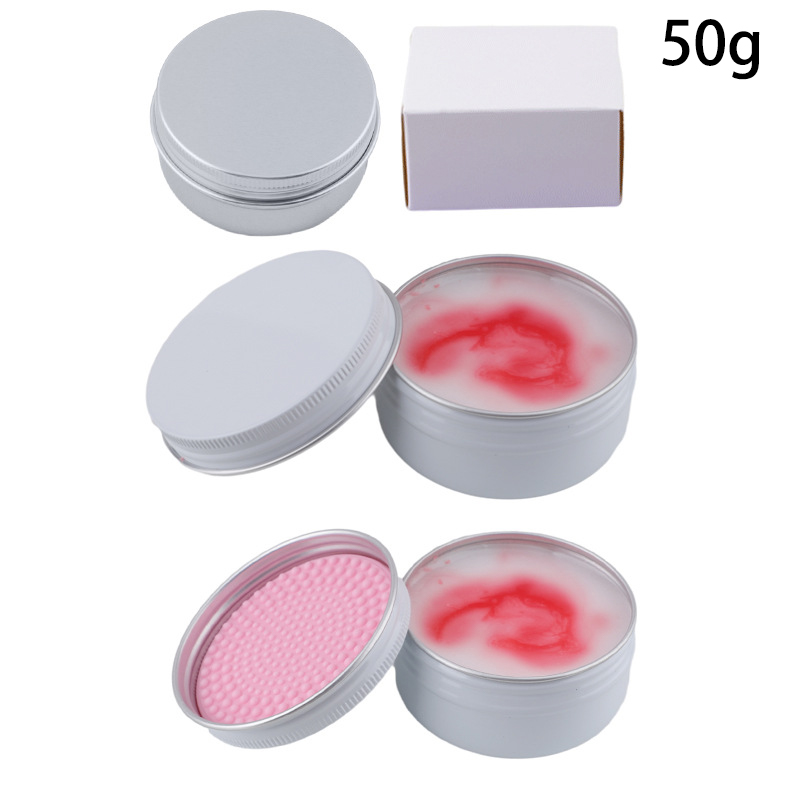 Soap Making Equipment For Beginners - 50g Honey Peach Silicone Makeup Brush