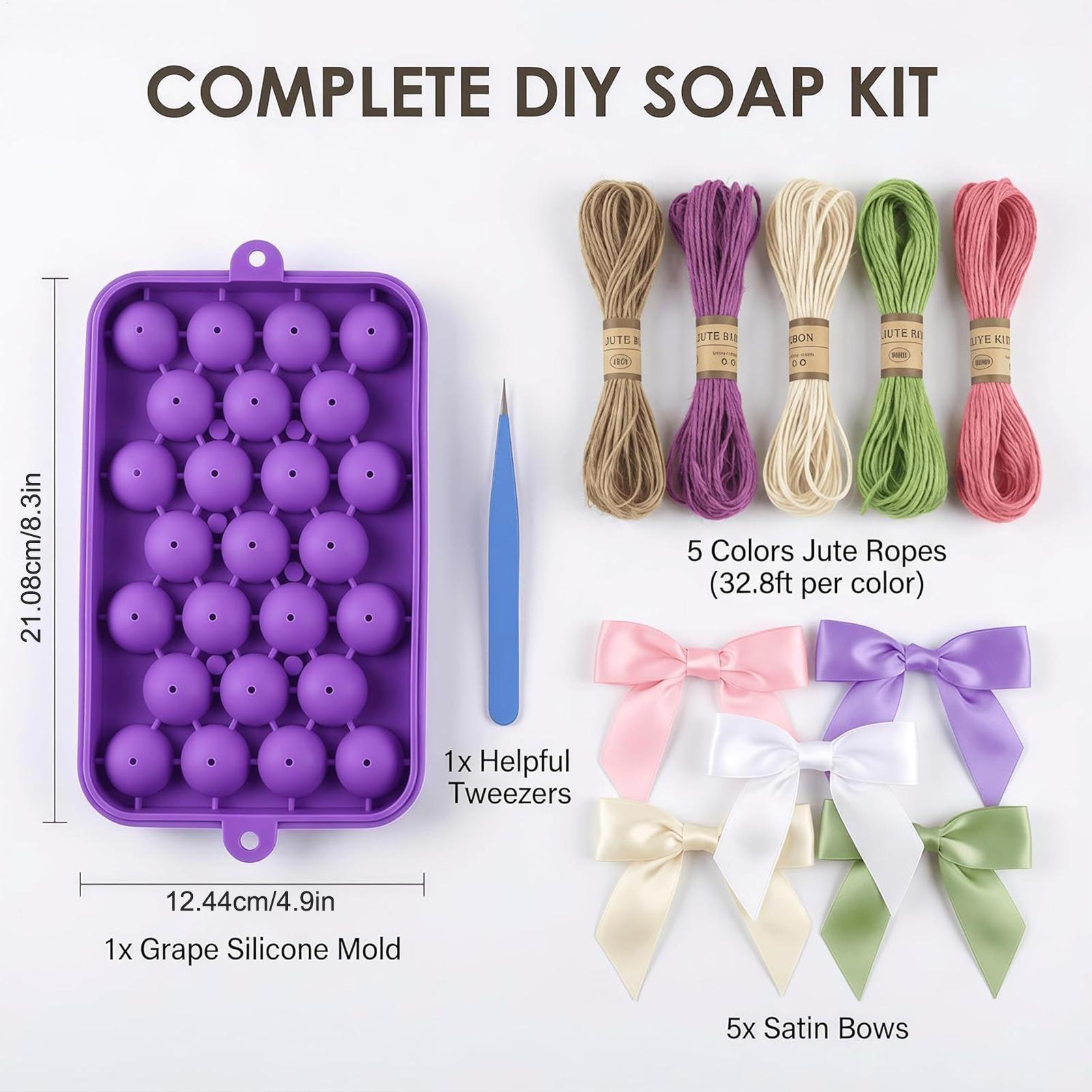 DIY Soap Making Kit Grape Soap - Soap Making Book For Beginners recensie en prijs