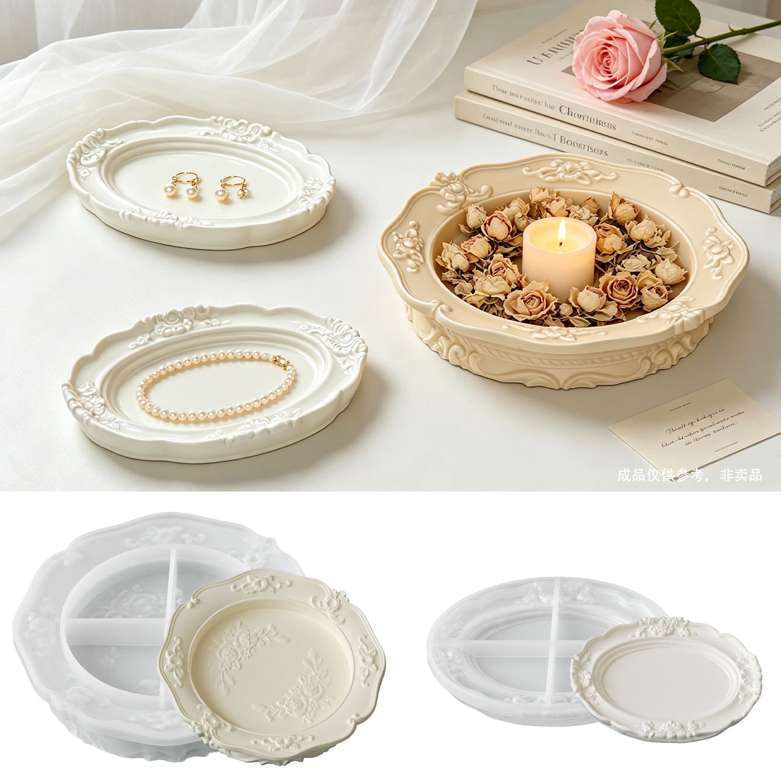 Elegant Vintage Baroque Lace S - Soap Making Material recensie en prijs