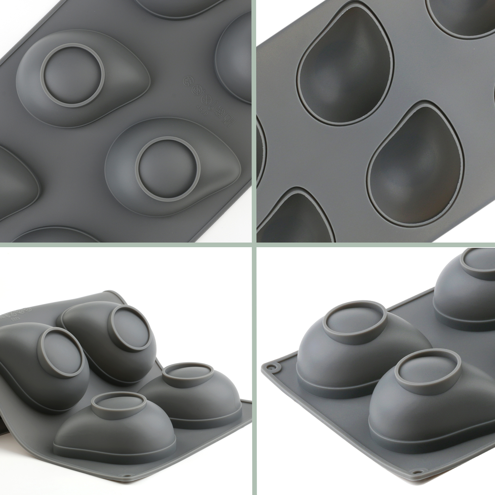 1pcs Gray Thick Silicone Mouss - Soap Making Ideas recensie en prijs