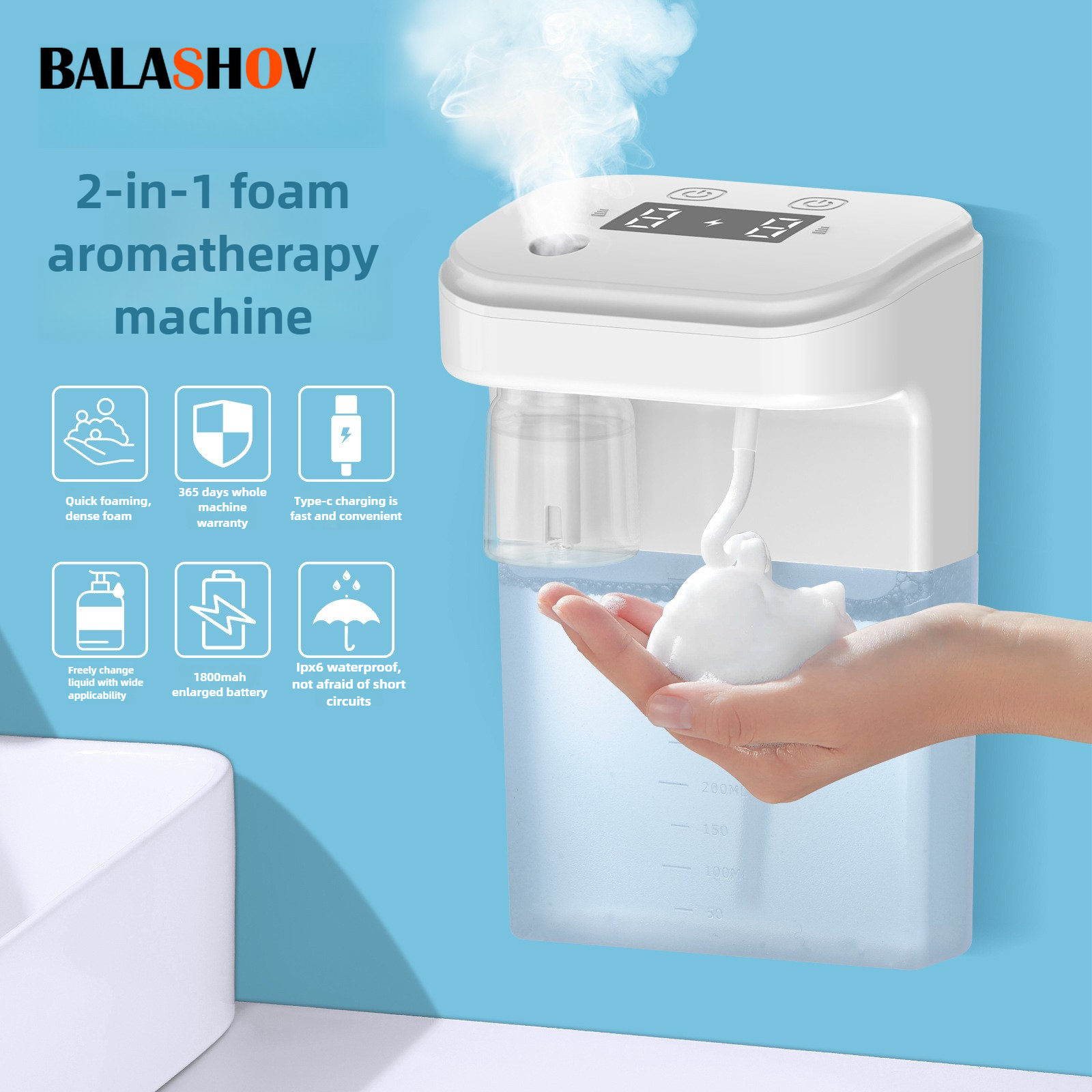Automatic Soap Dispenser Foam  - Soap Making Workshop recensie en prijs