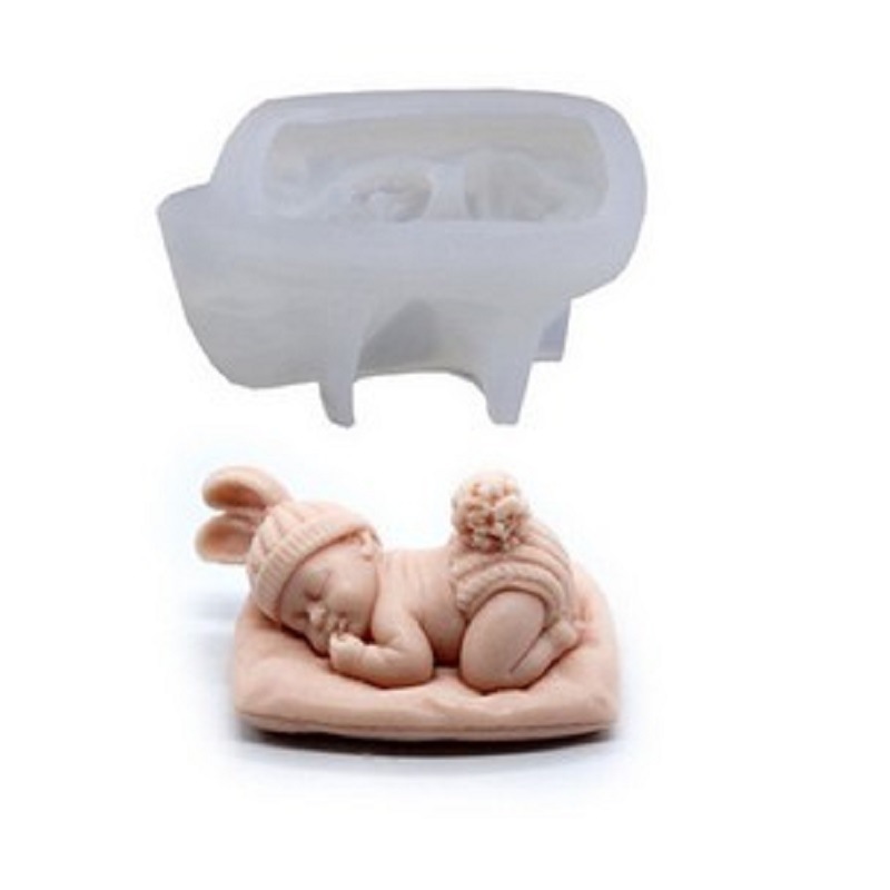 3D Sleep Baby Candle Silicone  - Soap Making Kit For Kids recensie en prijs