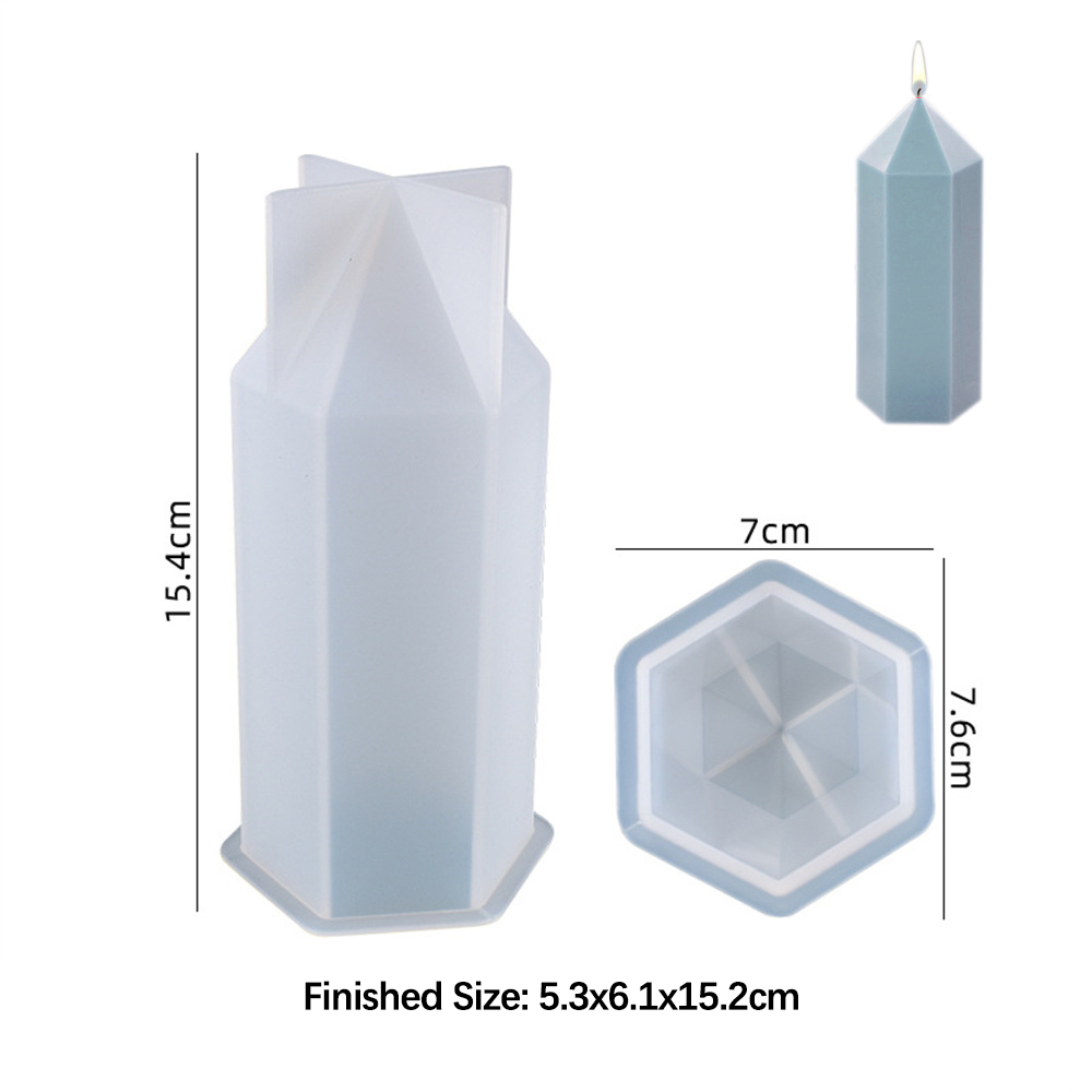 3D Hexagonal Column Candle Mol - Soap Making Book For Beginners recensie en prijs