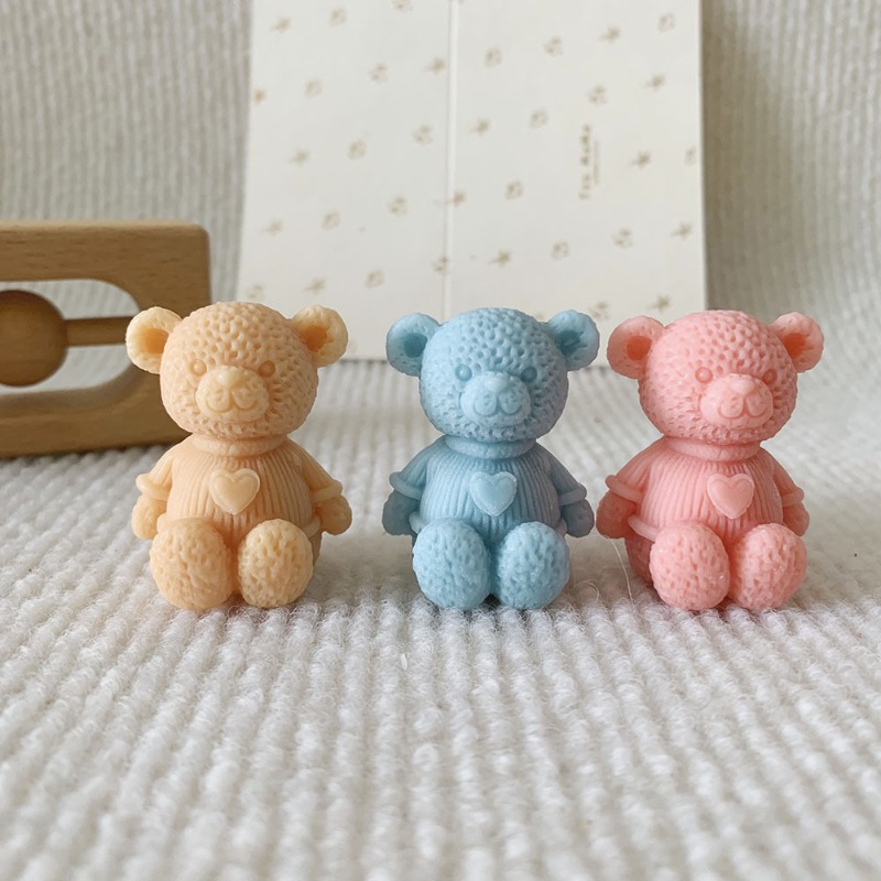 Mini Love Bear Candle Silicone - Soap Making Business recensie en prijs