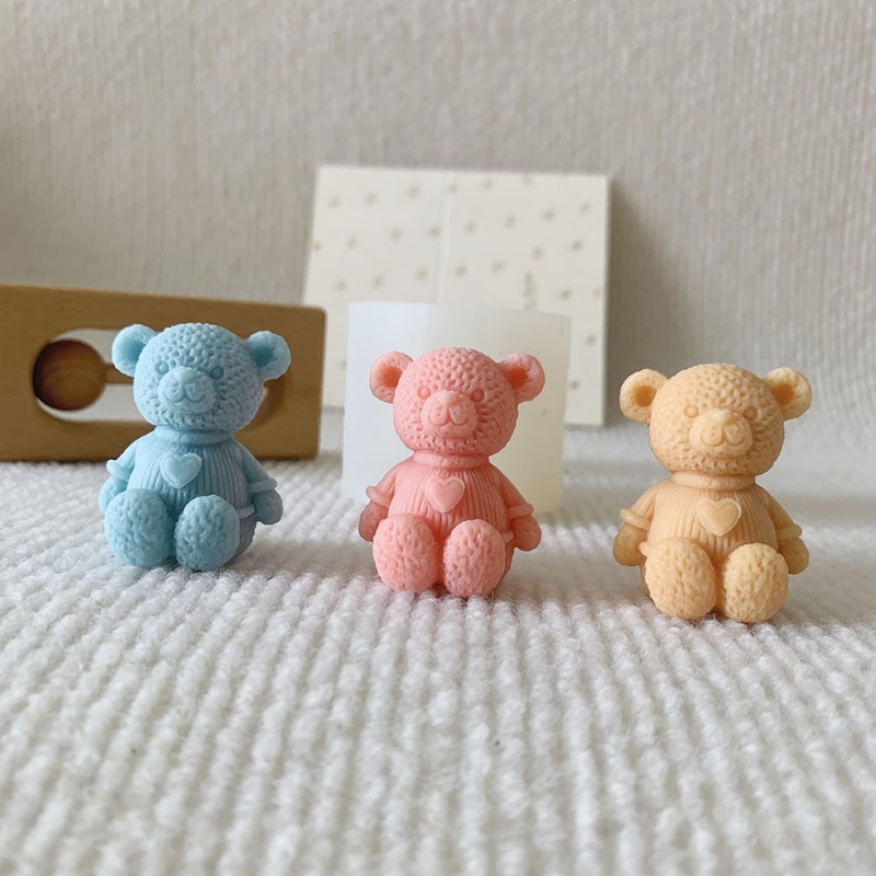 Mini Love Bear Candle Silicone - Soap Making Business recensie en prijs