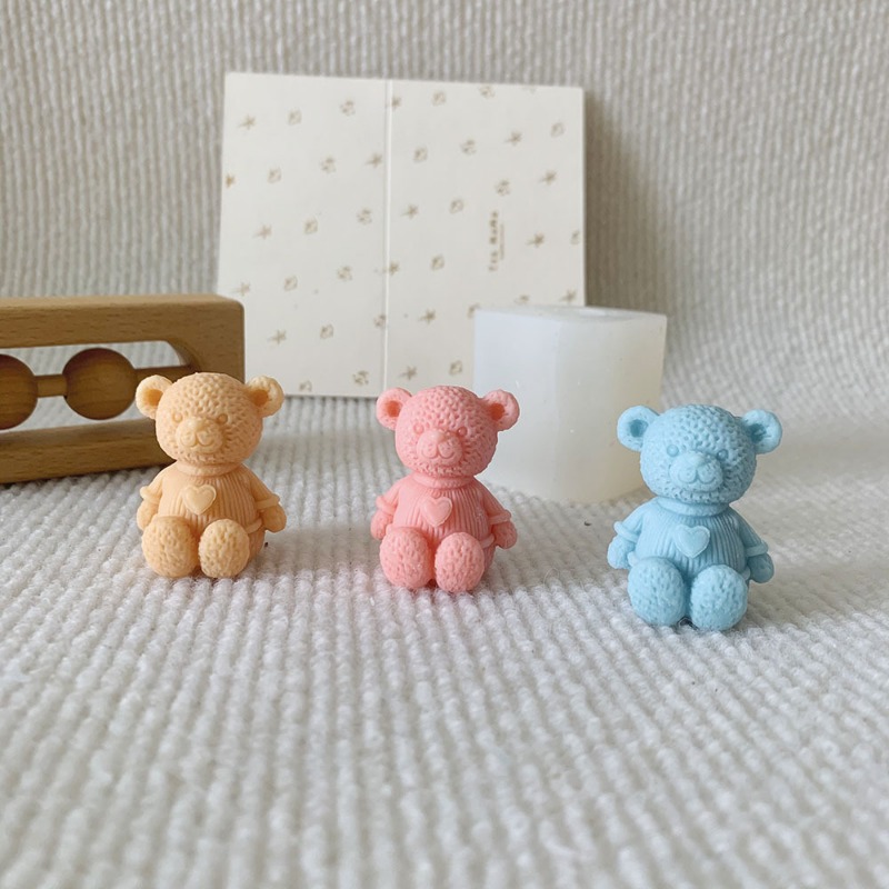 Mini Love Bear Candle Silicone - Soap Making Business recensie en prijs