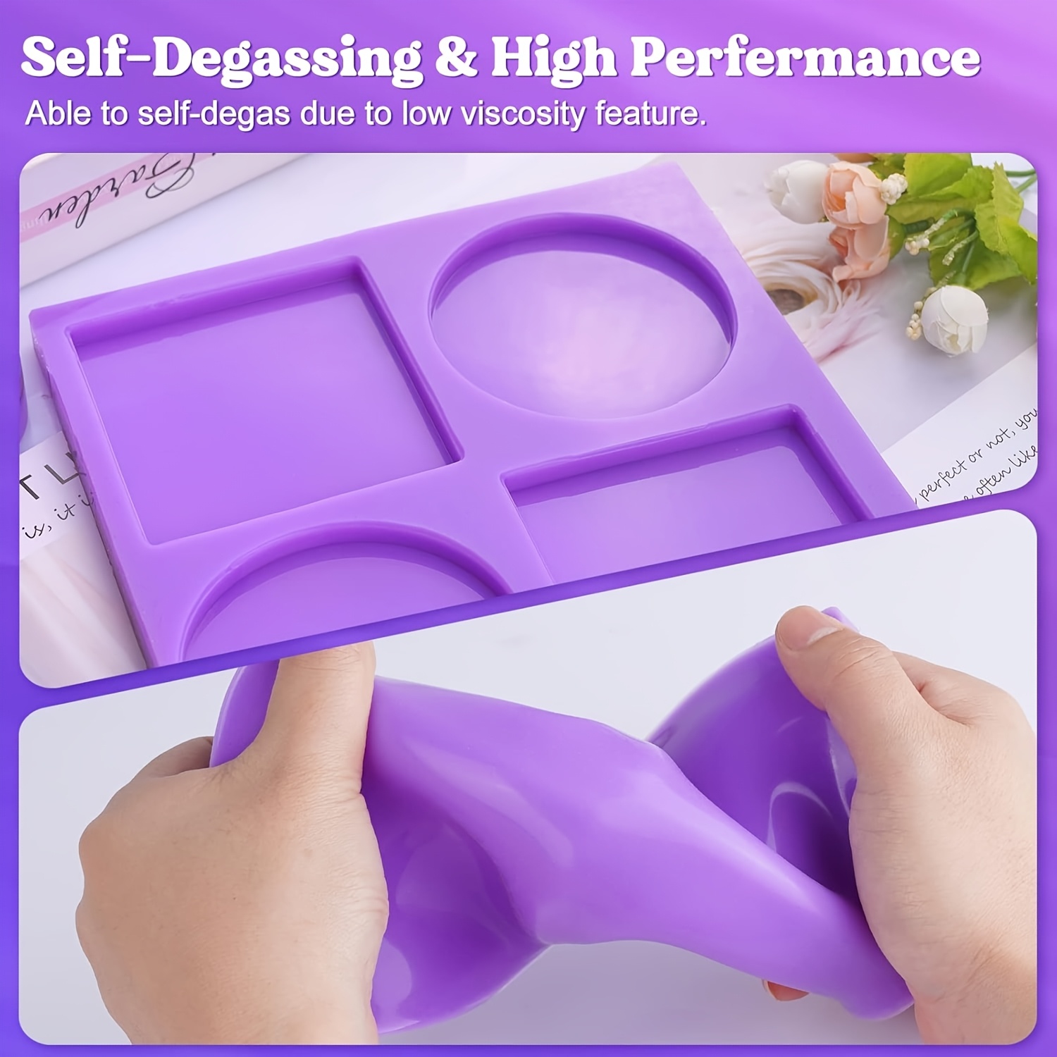 Purple Liquid Silicone Rubber  - Soap Making Book For Beginners recensie en prijs