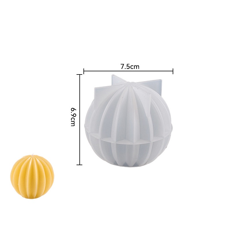 3D resin spherical candle mold - Soap Making Business recensie en prijs