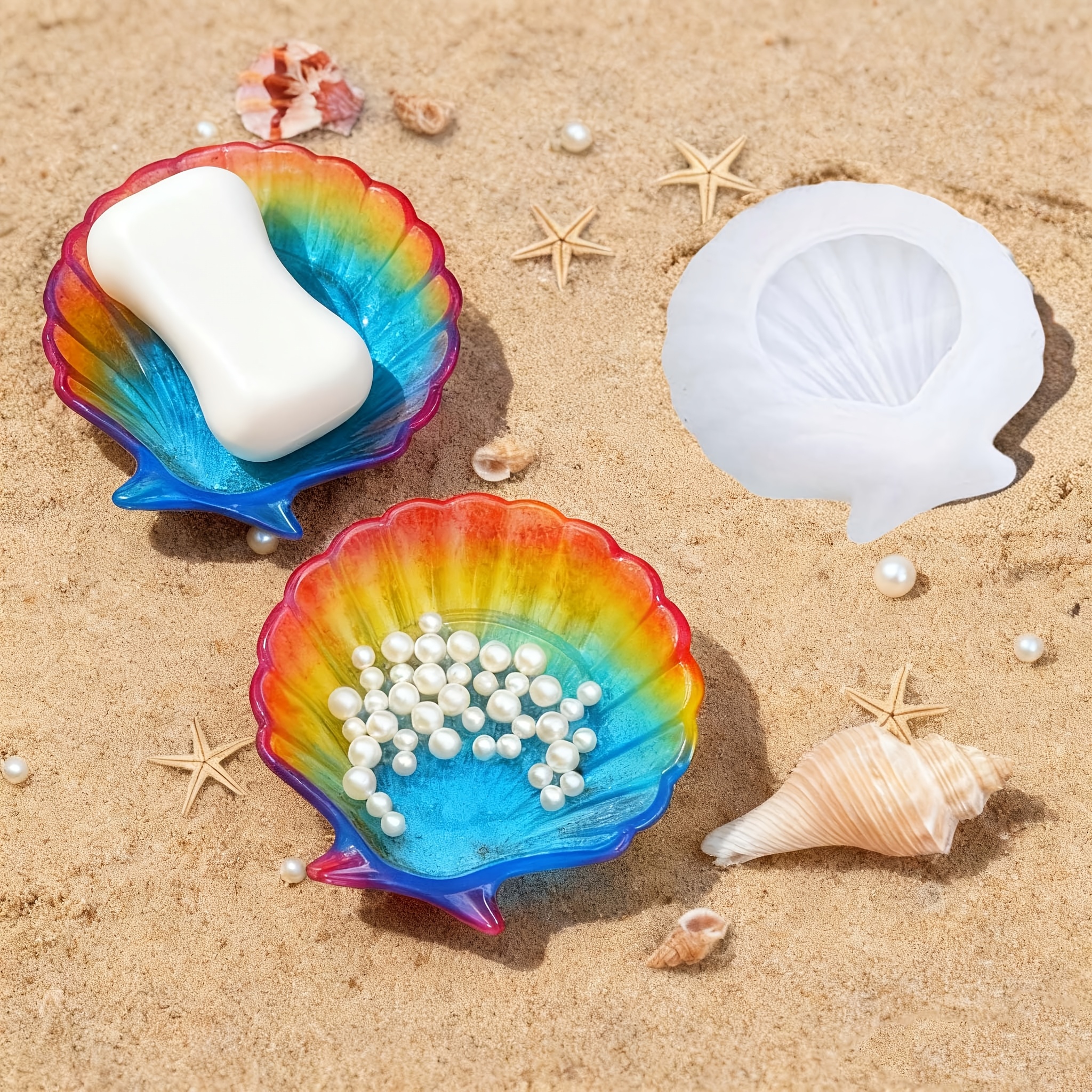 1 piece of silicone shell resi - Soap Making Material recensie en prijs