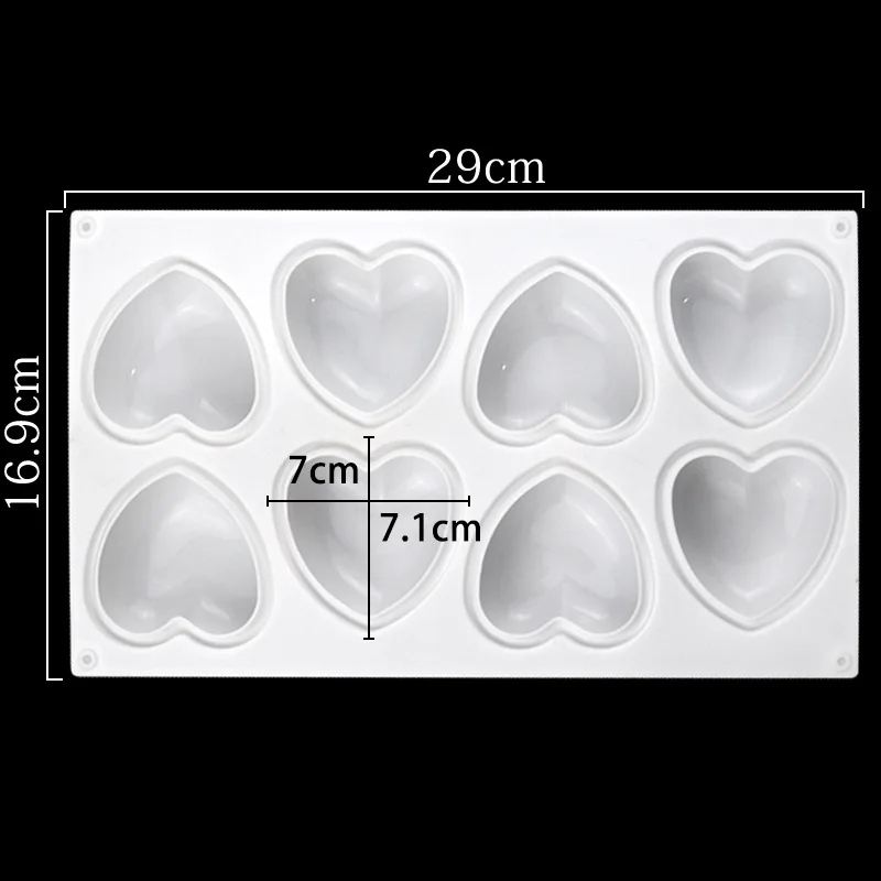 Love Heart Silicone Soap Mold  - Soap Making Book For Beginners recensie en prijs