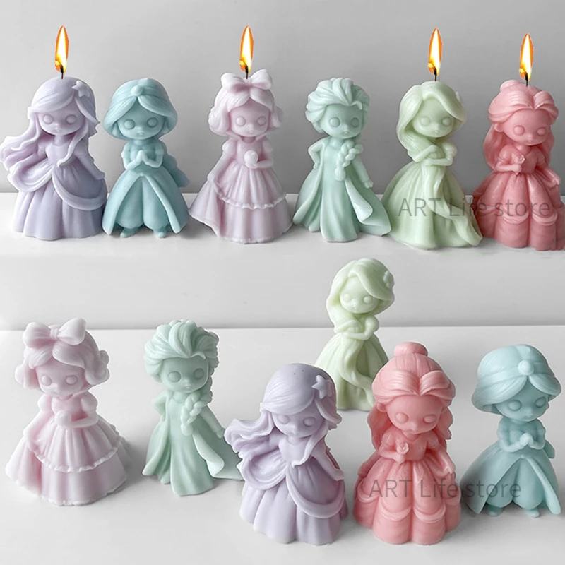6 Princess Doll Silicone Candl - Soap Making Business recensie en prijs