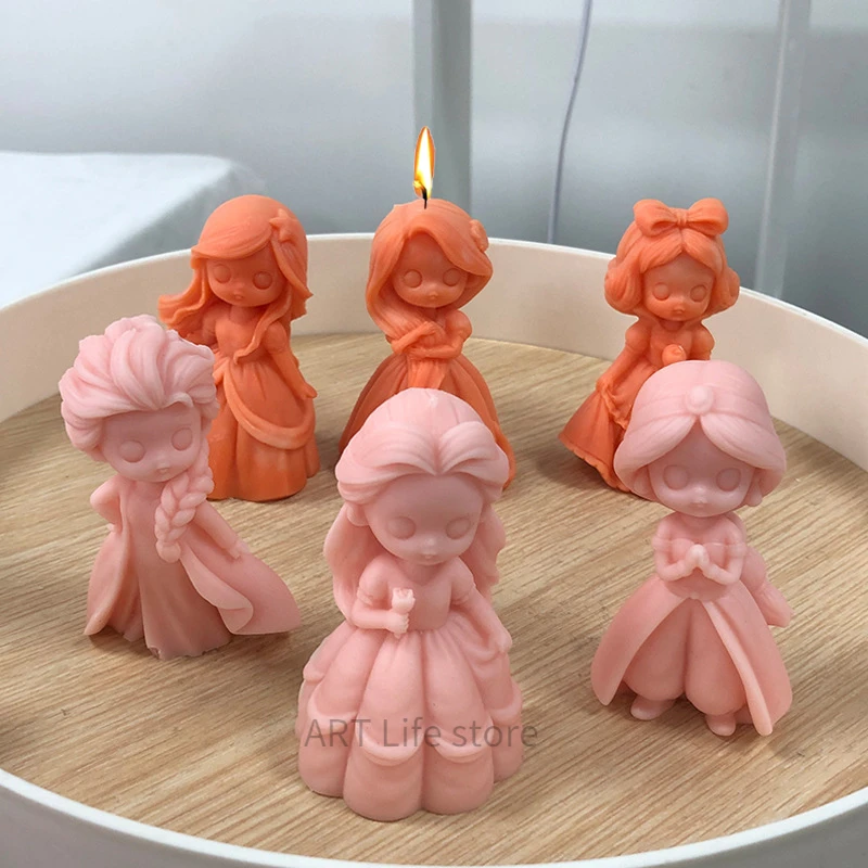 6 Princess Doll Silicone Candl - Soap Making Business recensie en prijs