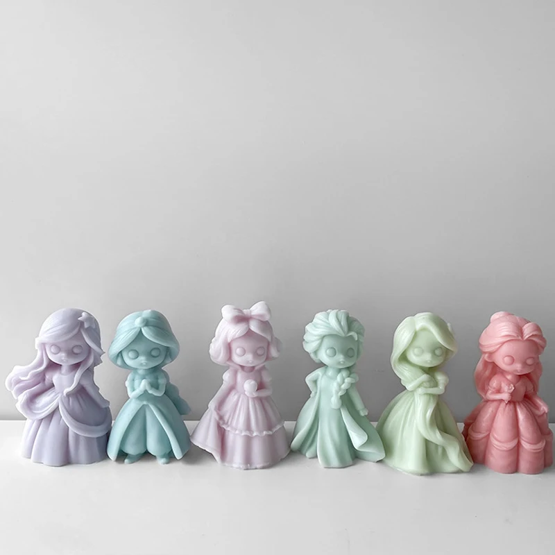 6 Princess Doll Silicone Candl - Soap Making Business recensie en prijs