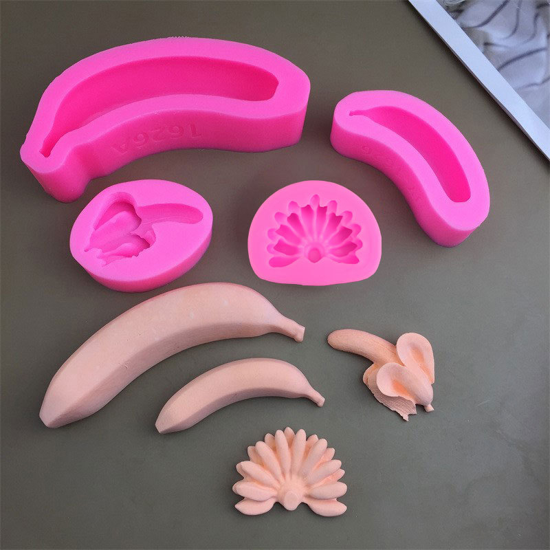 [YU]1Pc 3D Banana Silicone Mol - Soap Making Diy recensie en prijs