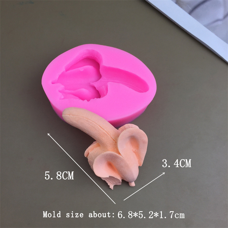 [YU]1Pc 3D Banana Silicone Mol - Soap Making Diy recensie en prijs