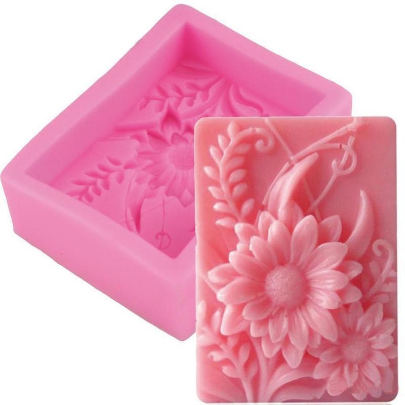 1pc 3D Square Rose Flower Sili - Soap Making Book For Beginners recensie en prijs