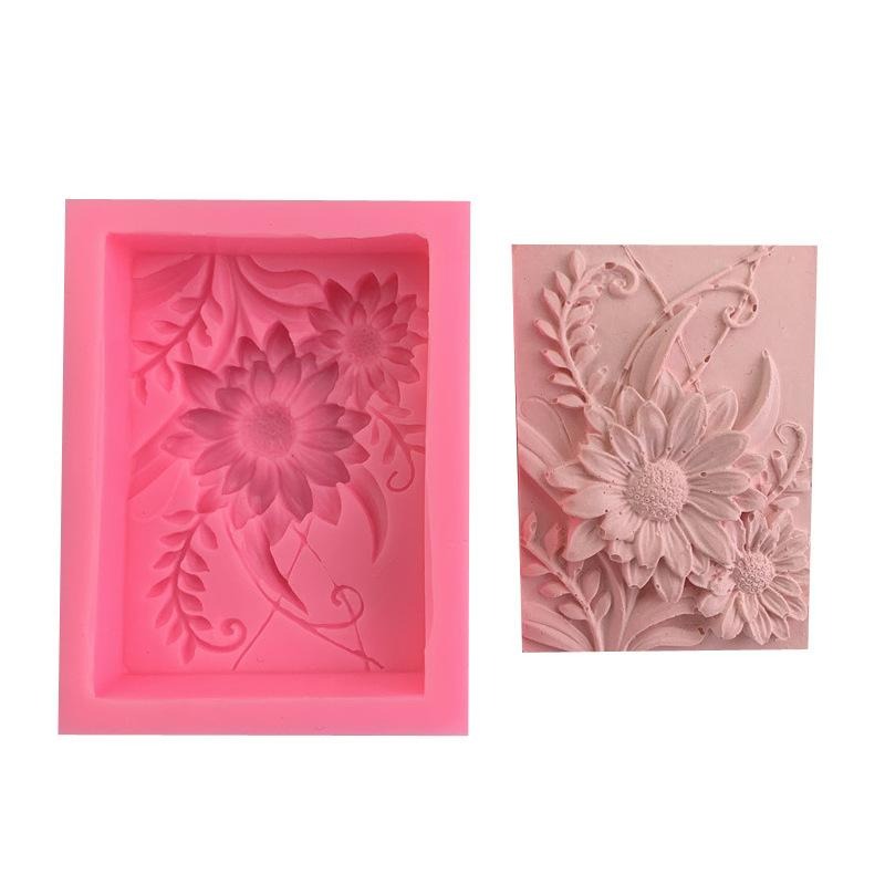 1pc 3D Square Rose Flower Sili - Soap Making Book For Beginners recensie en prijs