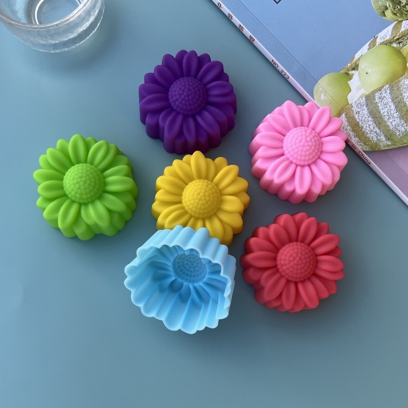 6 Pcs Set Non-Stick Flower Des - Soap Making Material recensie en prijs