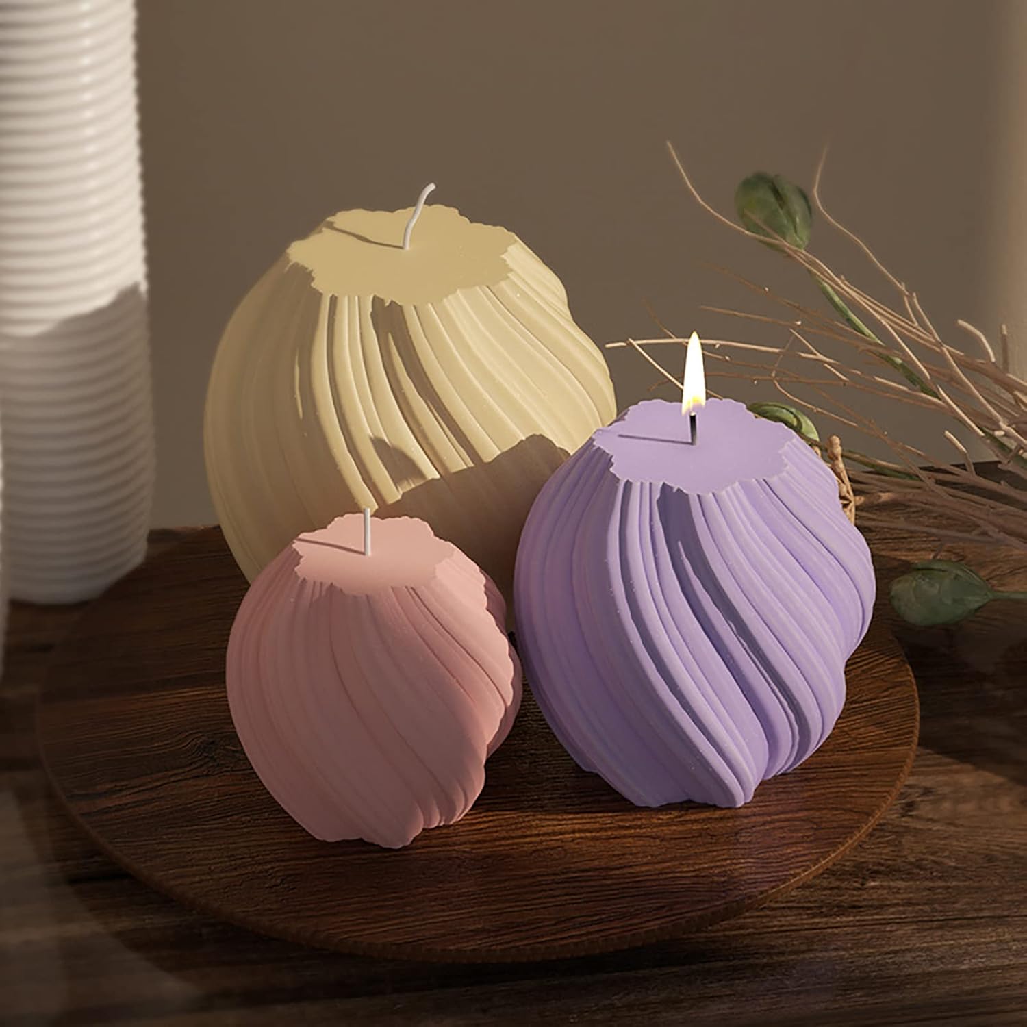 3 Pack Wave Candle Molds - Mul - Soap Making Home recensie en prijs