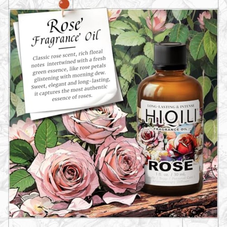 HIQILI Rose Fragrance Oil for  - Soap Making Home recensie en prijs