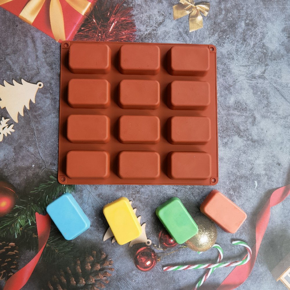 12 Cavity Square Silicone Soap - Soap Making Equipment For Beginners recensie en prijs