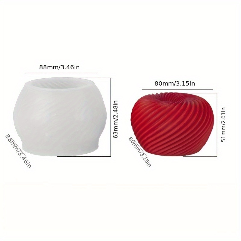 A trendy red apple silicone mo - Soap Making Material recensie en prijs