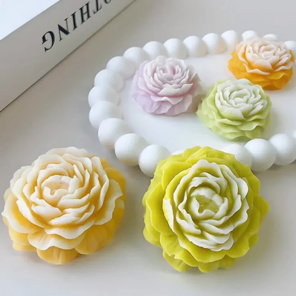 3D Peony Candle Silicone Mold  - Soap Making Business recensie en prijs