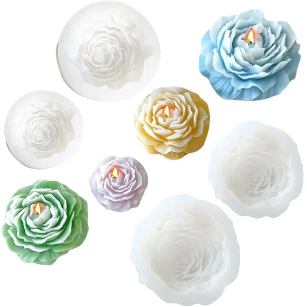 3D Peony Candle Silicone Mold  - Soap Making Business recensie en prijs
