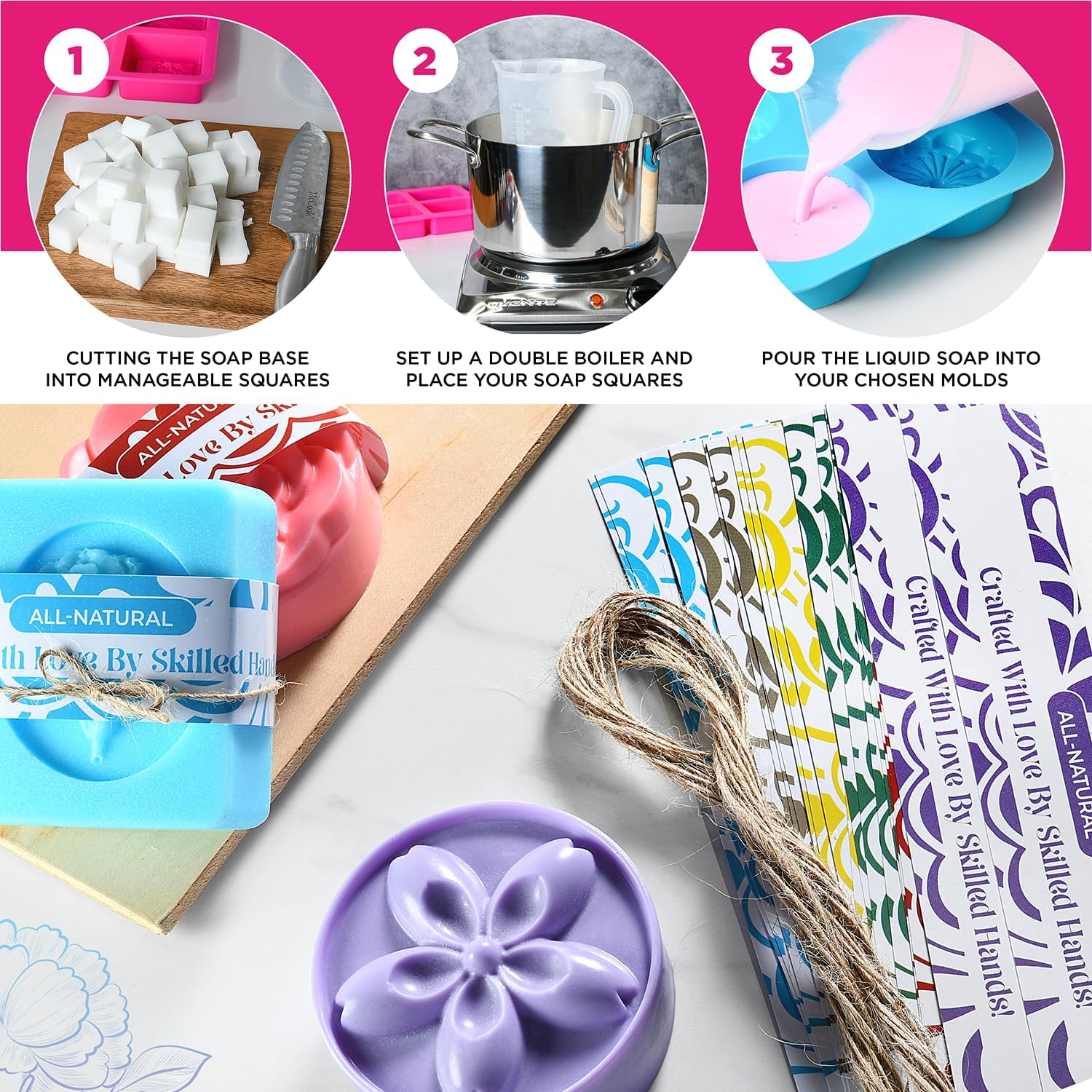 Soap Making Kit with Melt Pour - Soap Making Kit For Kids recensie en prijs