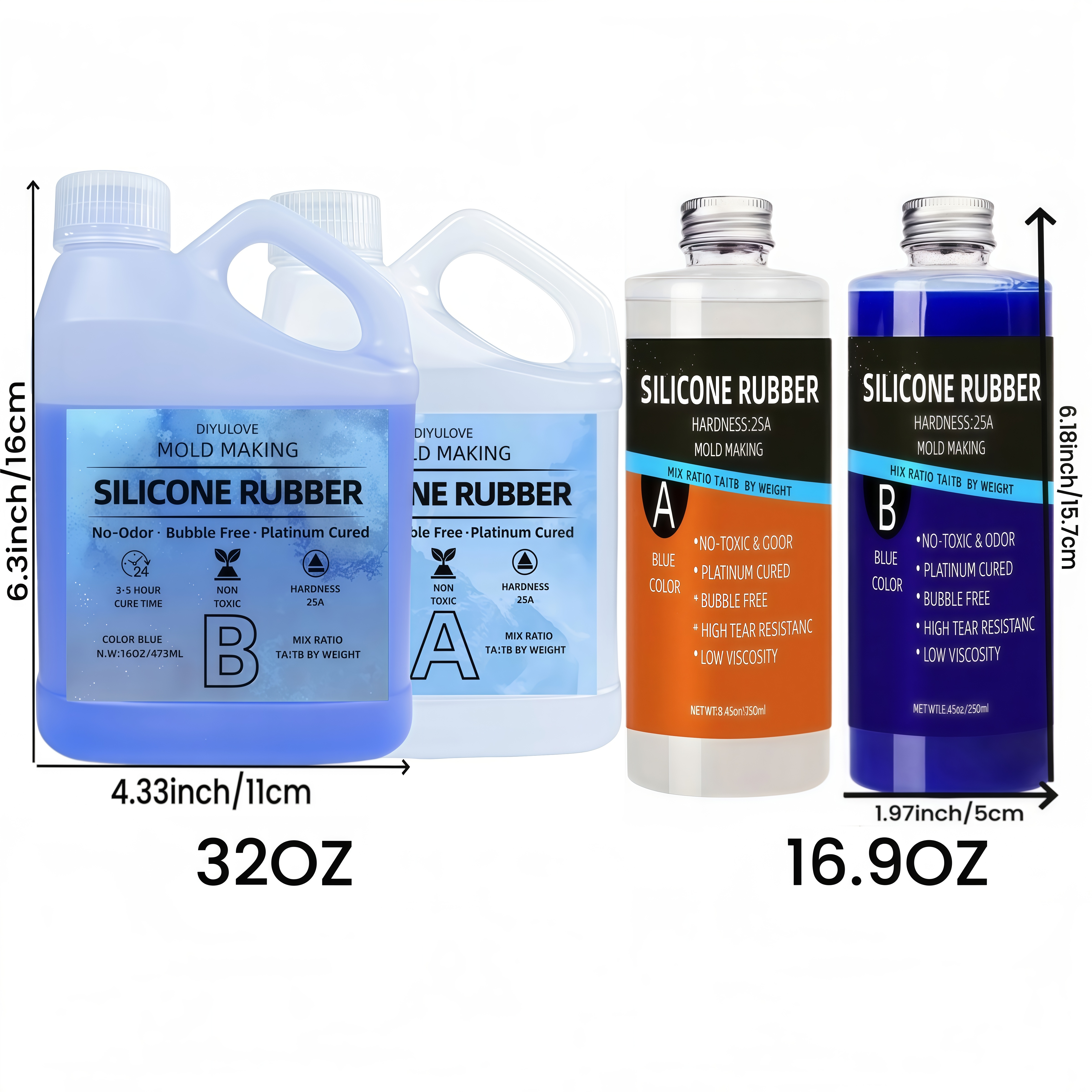 32oz High-Performance Silicone - Soap Making Material recensie en prijs