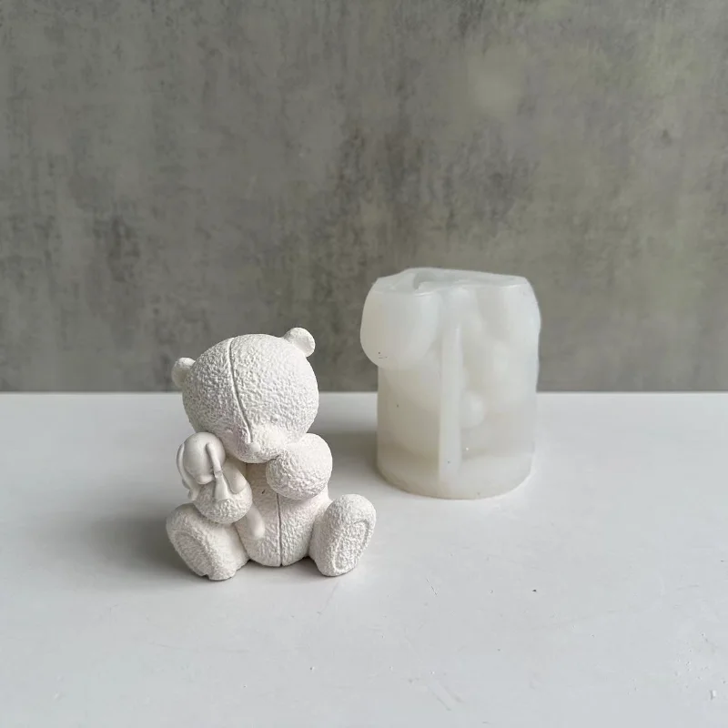 Woven Bear Candle Silicone Mol - Soap Making Business recensie en prijs