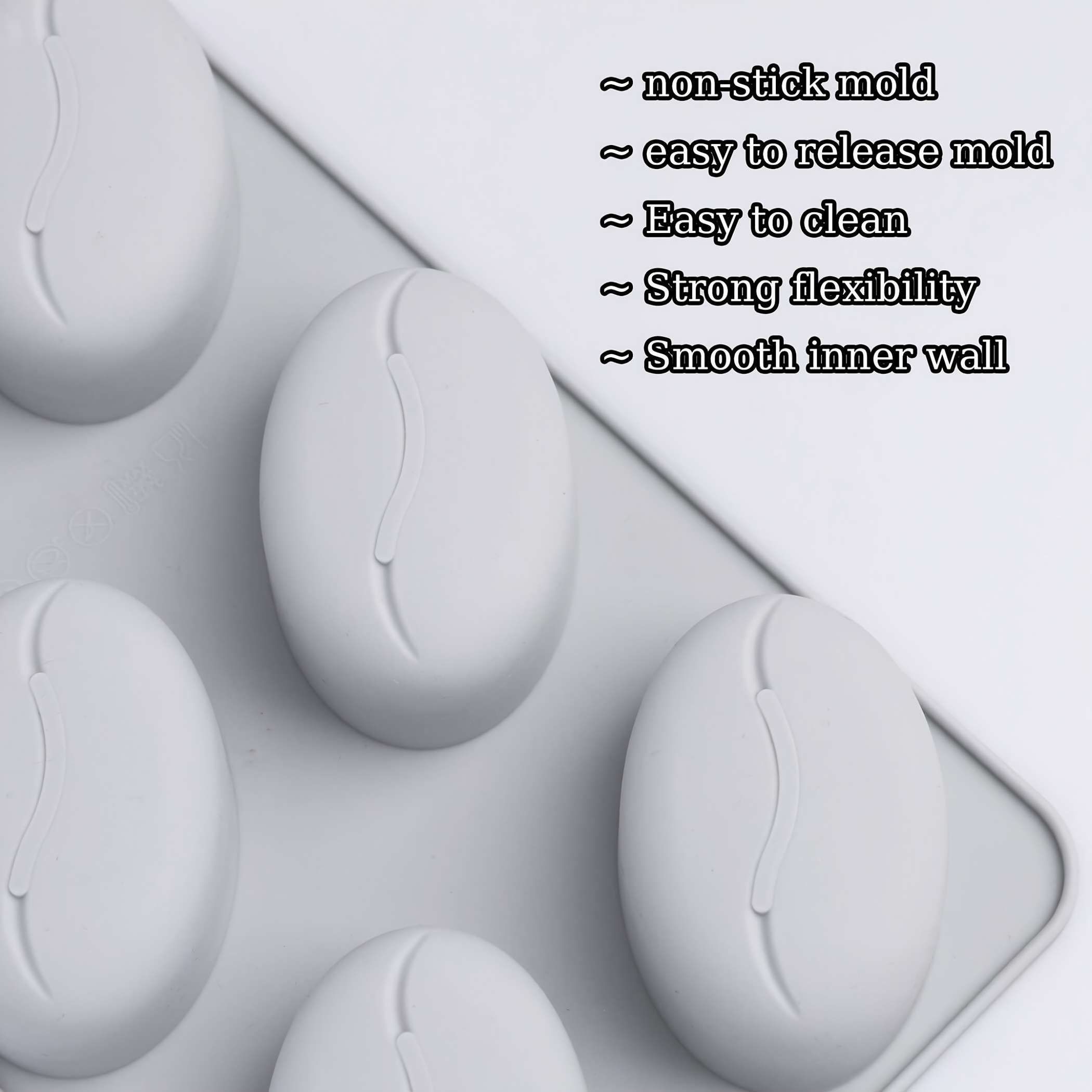 Silicone Mold for Coffee Beans - Soap Making Ideas recensie en prijs